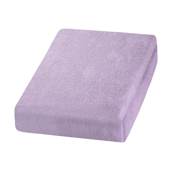 Bänkskydd frotté för behandlingsstol 190x60 cm - Violett