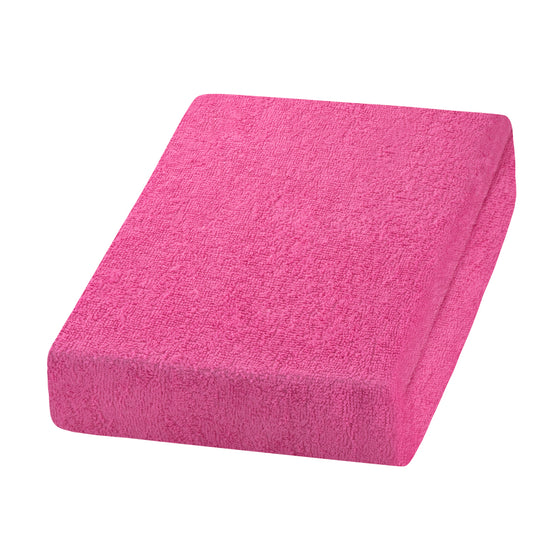 Bänkskydd frotté för behandlingsstol 190x60 cm - Rosa