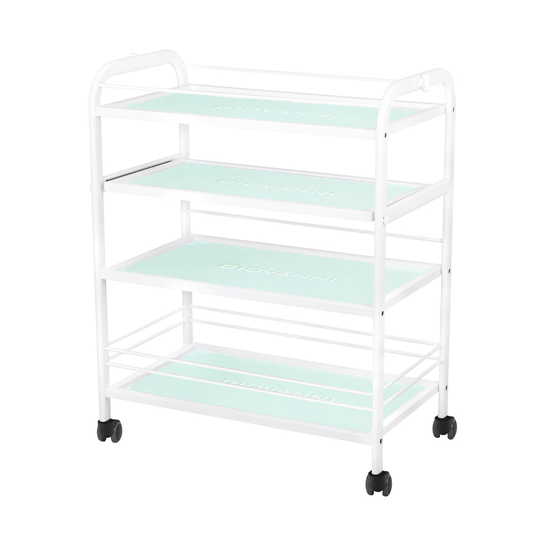 Rullvagn Giovanni 1015 för salong - Vit