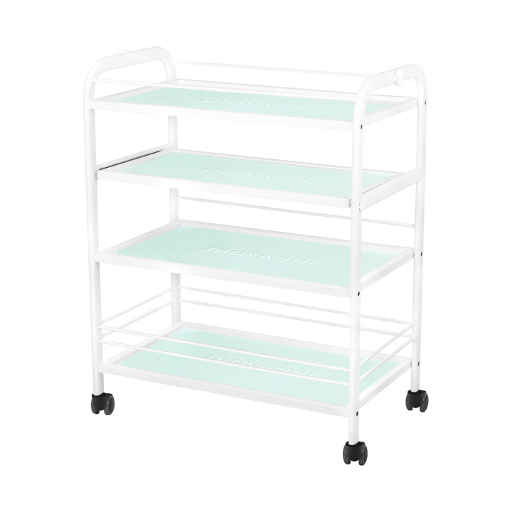 Rullvagn Giovanni 1015 för salong - Vit