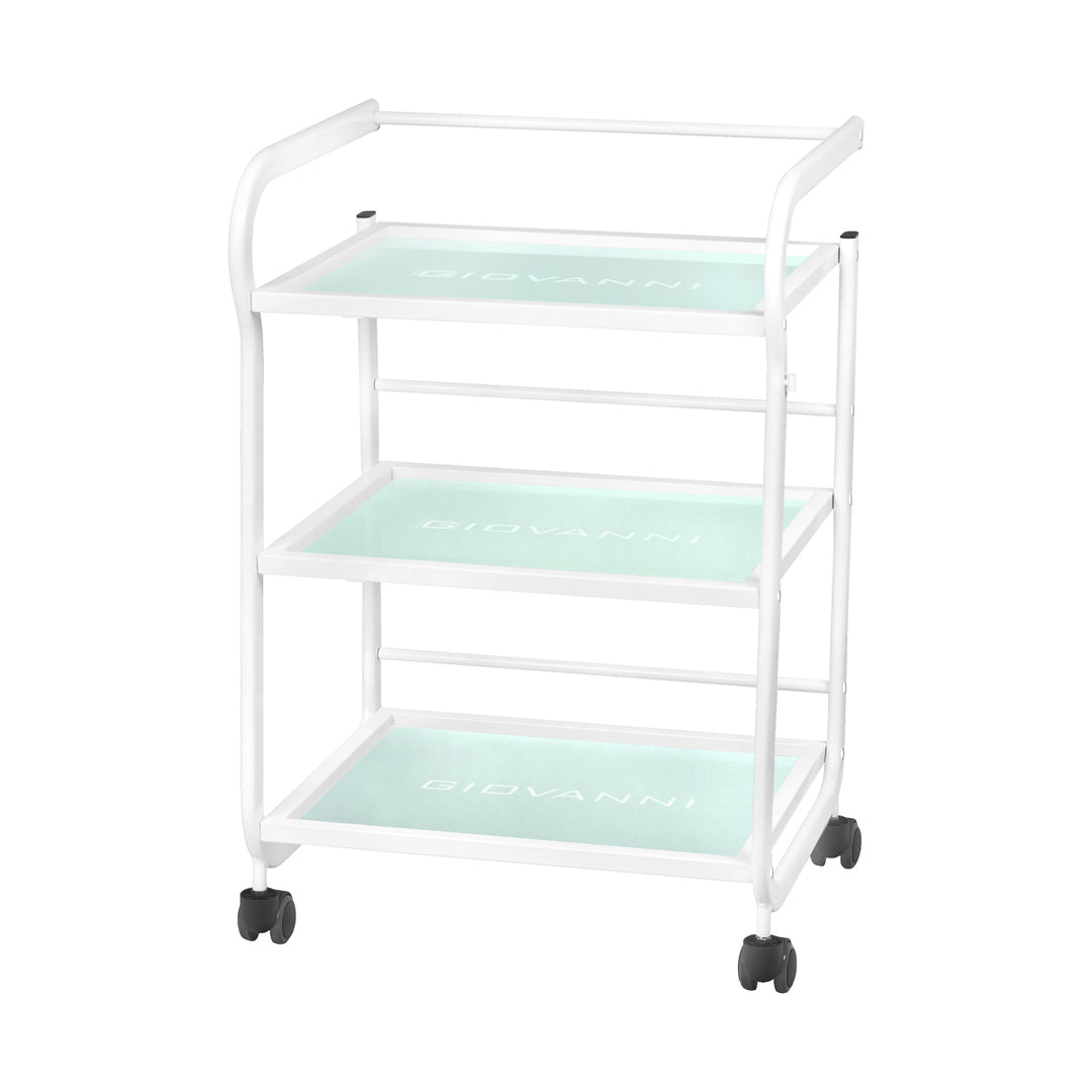 Rullvagn Giovanni 1013 för salong - Vit