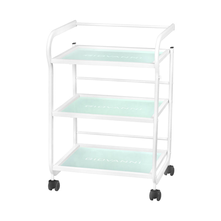 Rullvagn Giovanni 1013 för salong - Vit