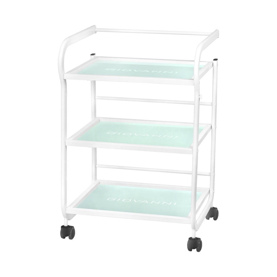 Rullvagn Giovanni 1013 för salong - Vit