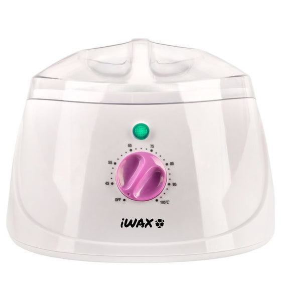 Vaxvärmare iWax för burk 400ml 150W Vit-Rosa