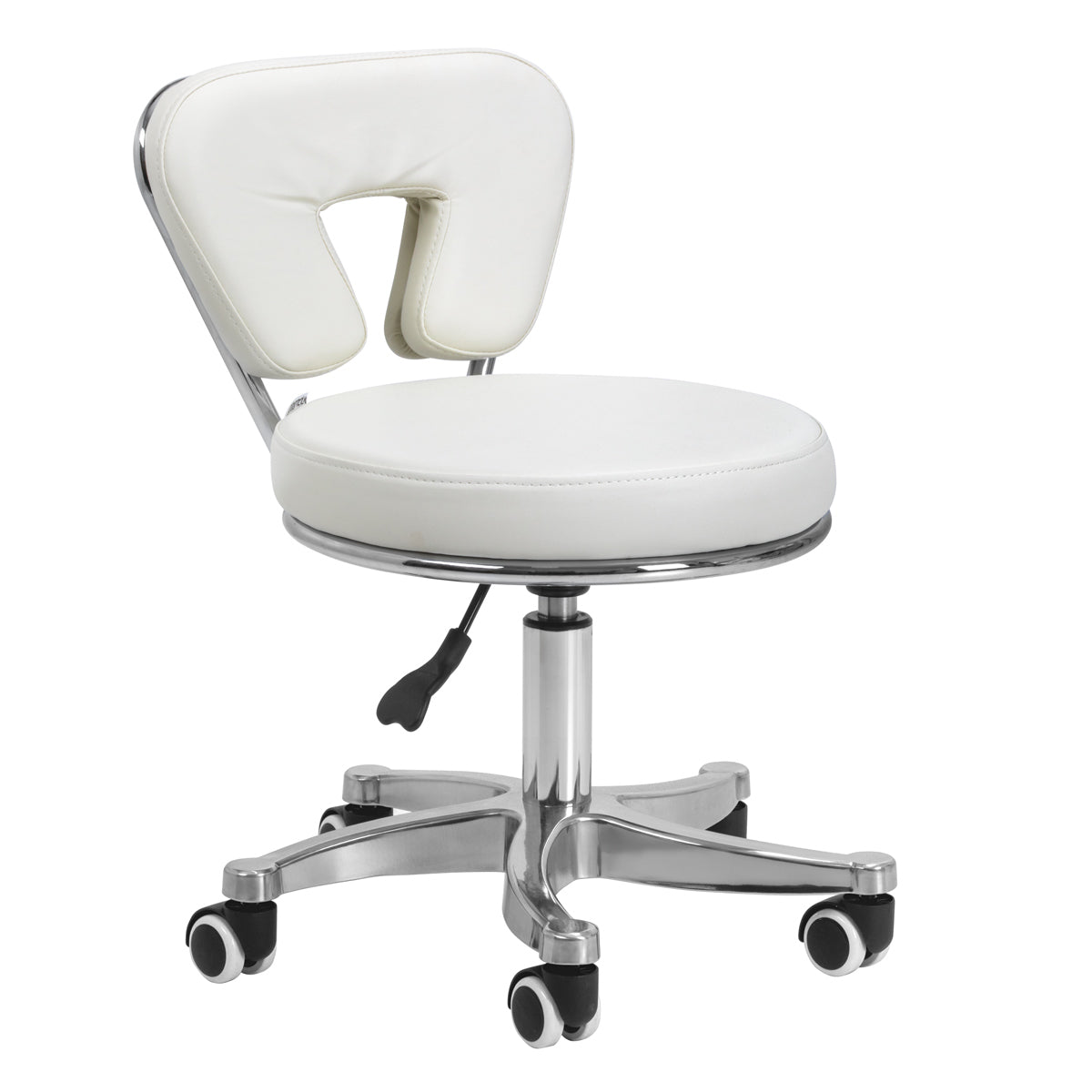 Taburett 9266 Vit - Justerbar Arbetspall
