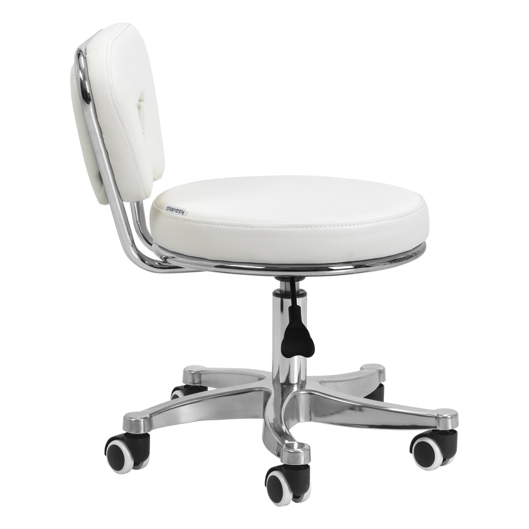 Taburett 9266 Vit - Justerbar Arbetspall - bild 4