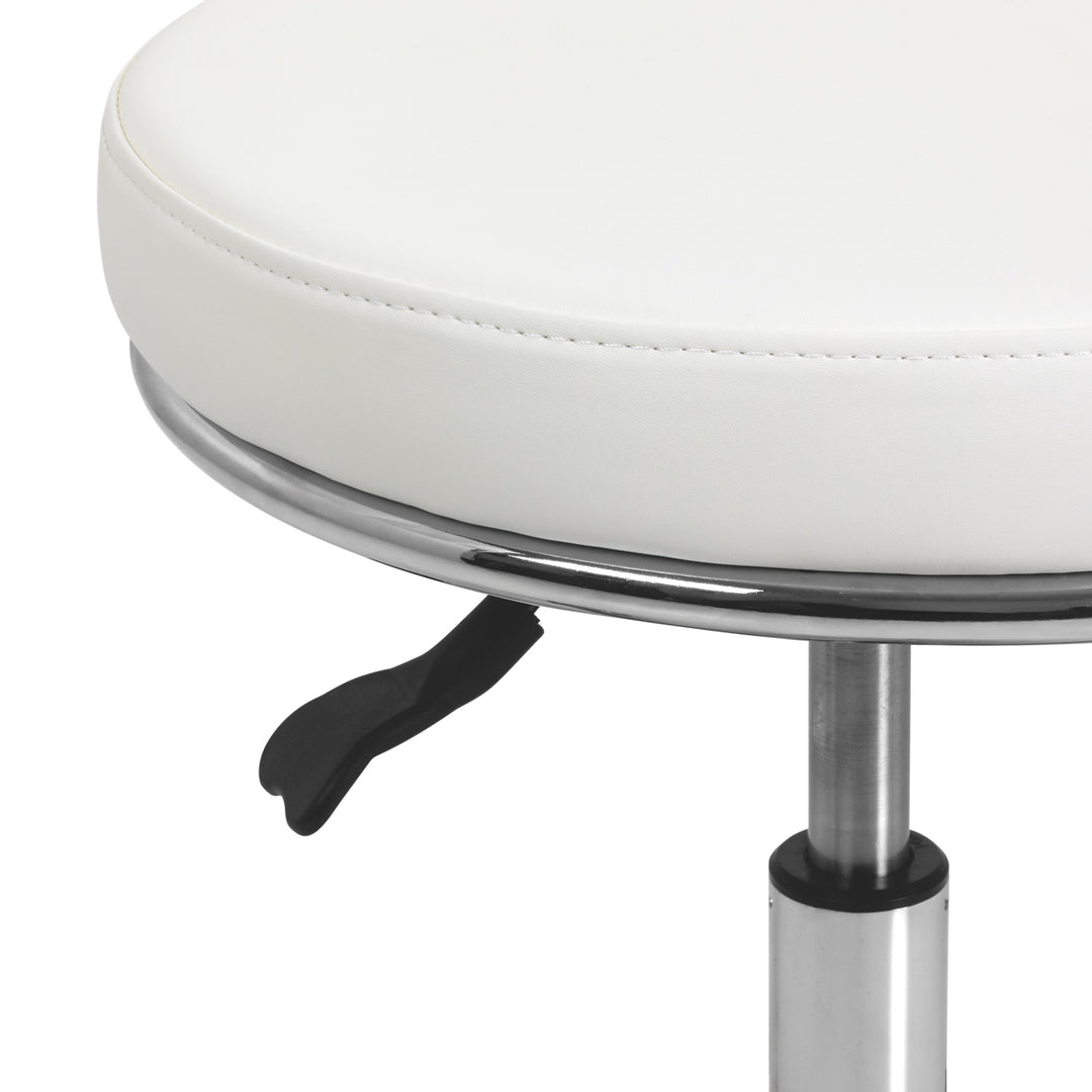 Taburett 9266 Vit - Justerbar Arbetspall - bild 6