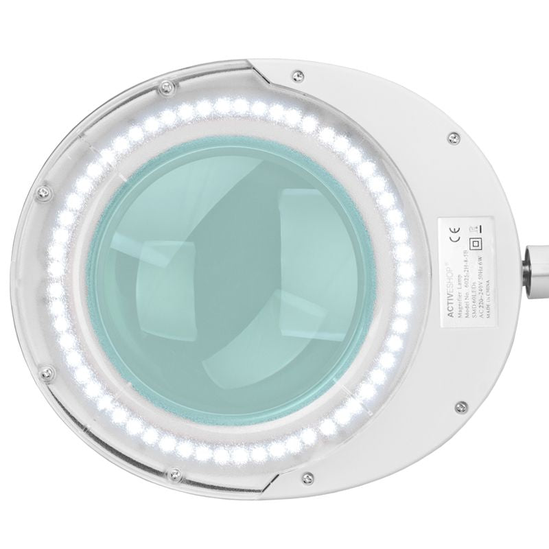 Förstoringslampa LED 5D Elegante 6025 Vit med bordsfäste - bild 2