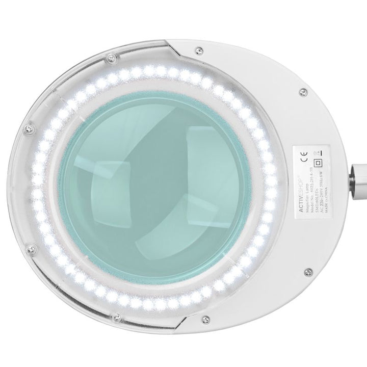 Förstoringslampa LED 5D Elegante 6025 Vit med bordsfäste - bild 2