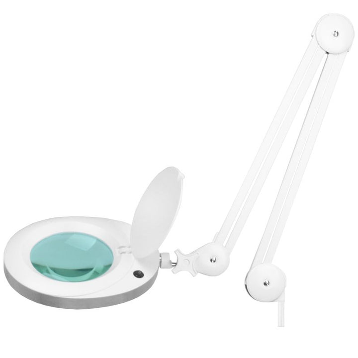 Förstoringslampa LED 5D Elegante 6025 Vit med bordsfäste - bild 3
