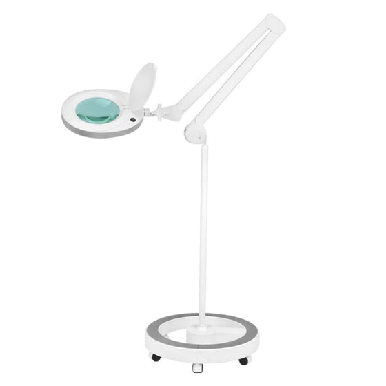 Förstoringslampa LED Elegante 6025 Vit 5D på fot