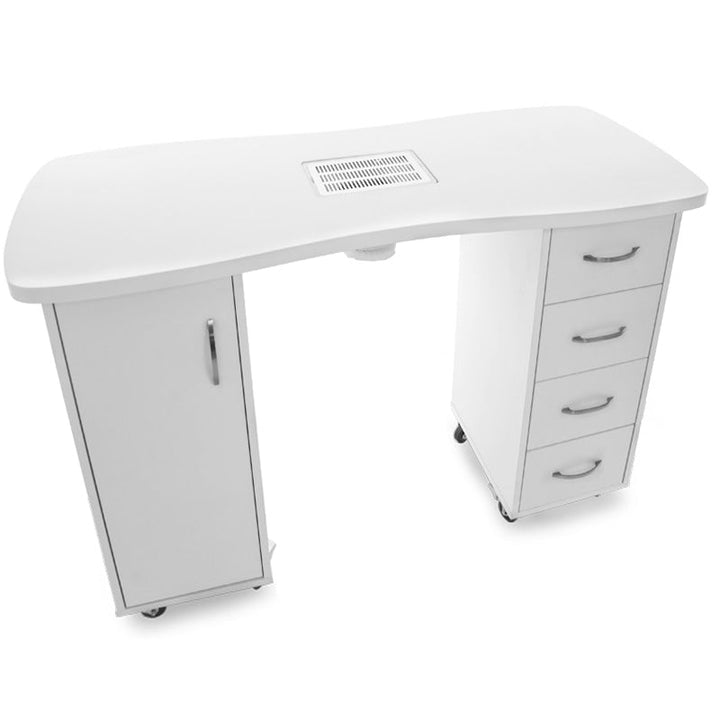 Nagelbord med utsug 2027 Vit - bild 4