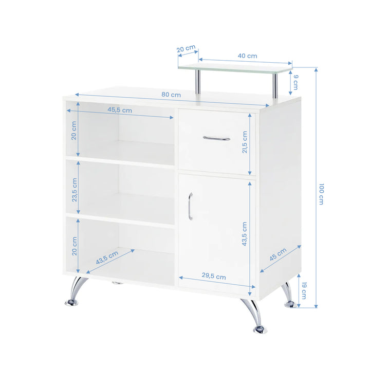Receptiebalie Gabbiano Q-0833 Wit - afbeelding 3