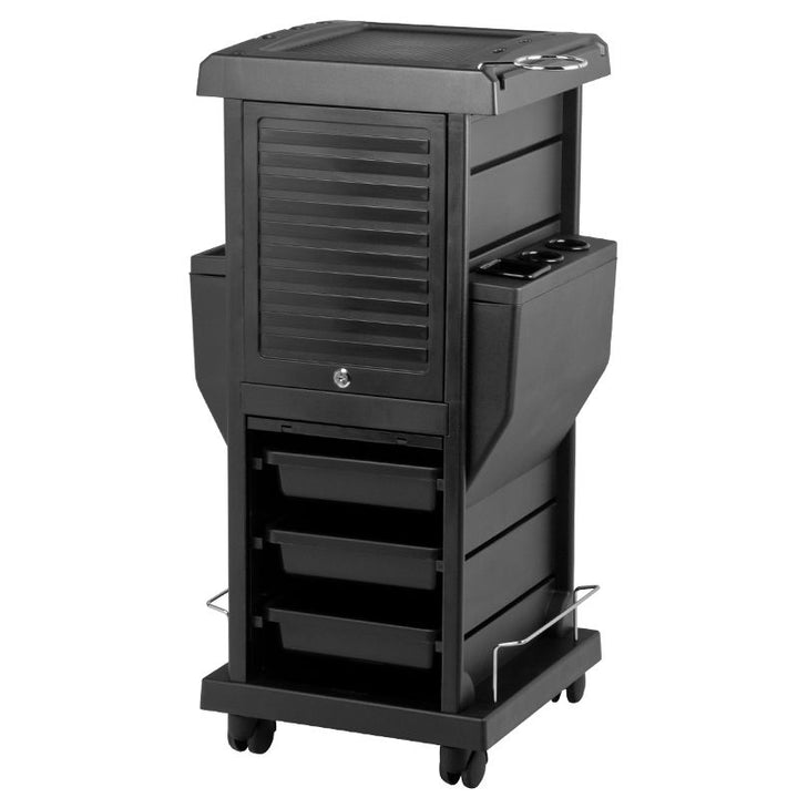 Låsbar frisörvagn Gabbiano 100C Svart - bild 8