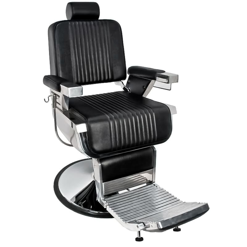 Barberarstol Gabbiano Royal - Svart - bild 7