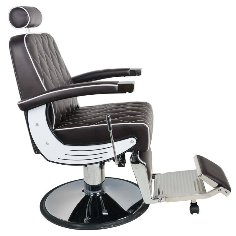 Barberstol Gabbiano Imperial Brun - bild 3
