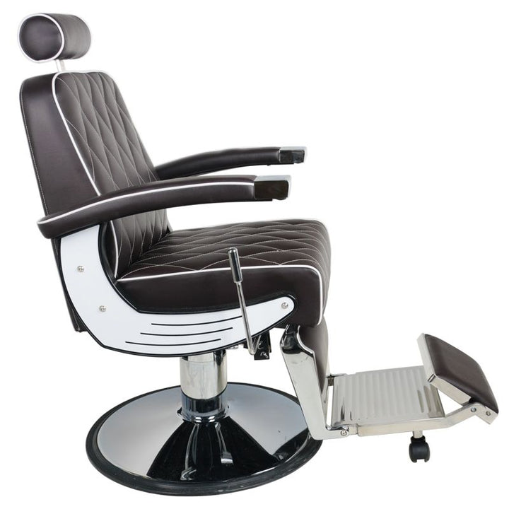Barberstol Gabbiano Imperial Brun - bild 3