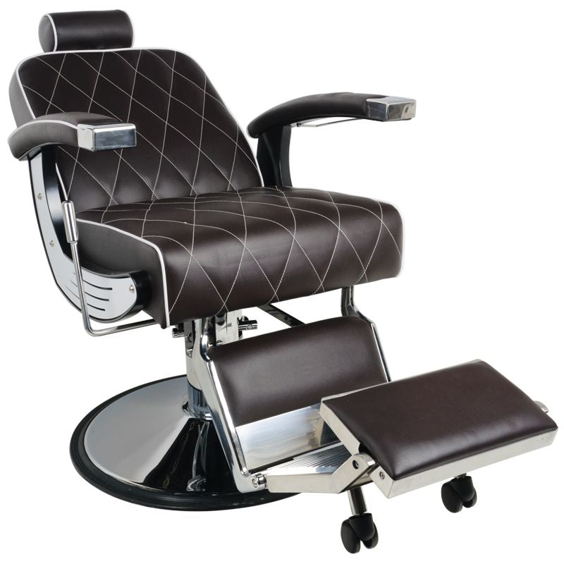 Barberstol Gabbiano Imperial Brun - bild 4