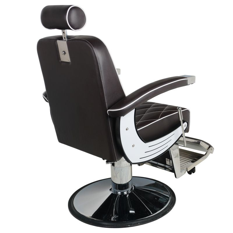 Barberstol Gabbiano Imperial Brun - bild 5