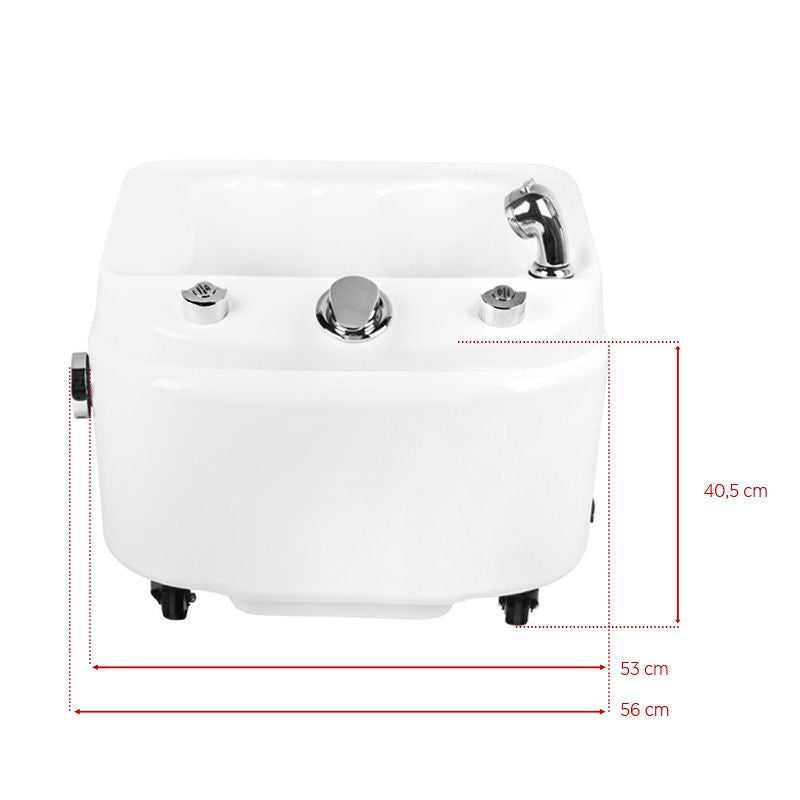 Voetenbad Pedicure met Hydromassage Azzurro A023 Wit - afbeelding 8