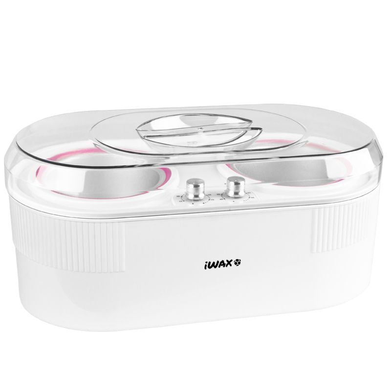 Vaxvärmare iWax 2-i-1 för burkvax 400ml + 800ml 400W Vit