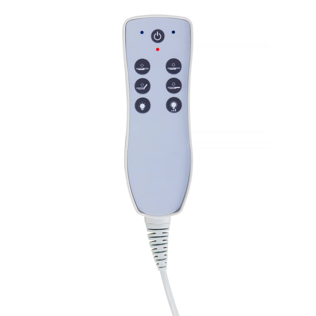 Elektrisk massagebänk Azzurro 815B - Vit - bild 12
