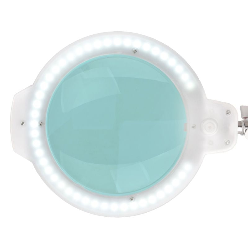Förstoringslampa LED 5D med bordsfäste Glow Moonlight 8012 Vit - bild 3