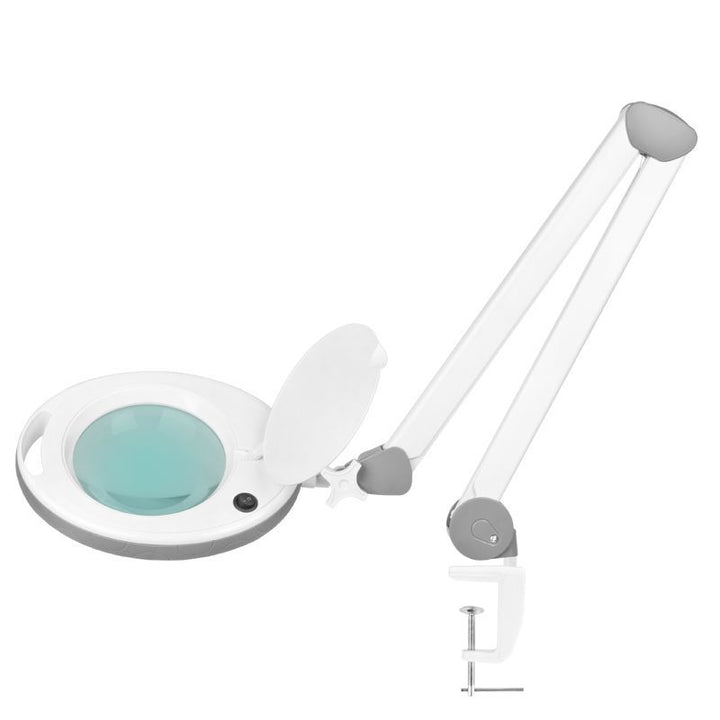 Förstoringslampa LED 5D Elegante 6014 Vit med bordsfäste - bild 2