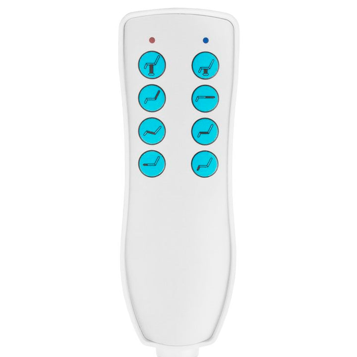 Elektrisk behandlingsstol Azzurro 869A Roterbar (4 motorer) - Vit - bild 7