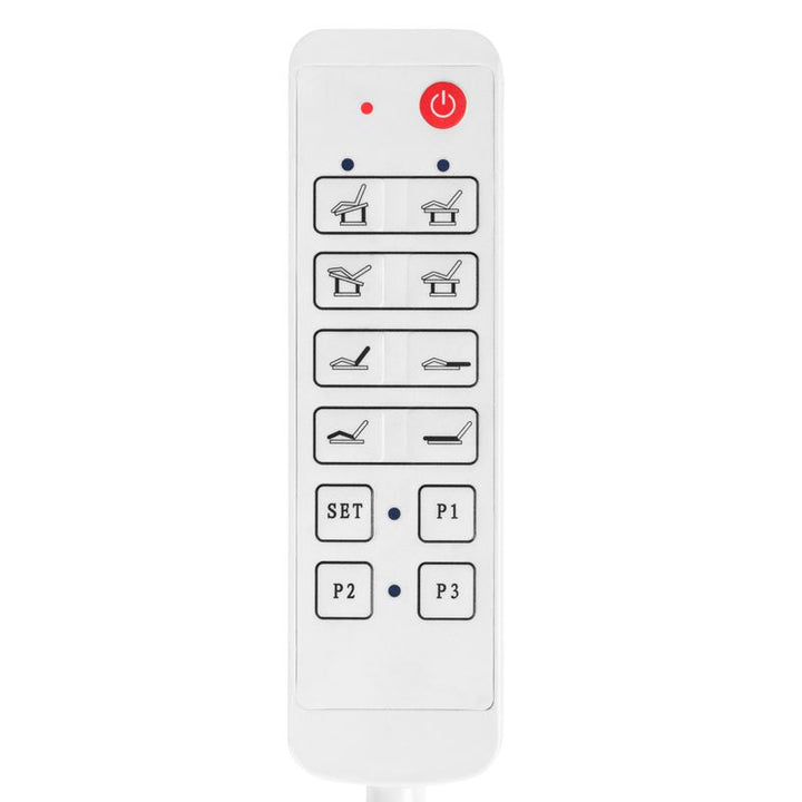 Massagebänk elektrisk Azzurro 838 Vit - bild 9