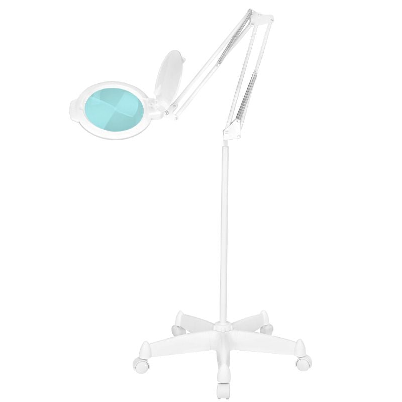 Förstoringslampa LED 5D på fot Glow Moonlight 8013 Vit
