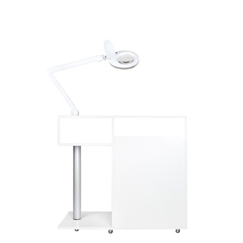 Beauty Trolley Y-300 Vit - Frisörvagn på hjul - bild 8