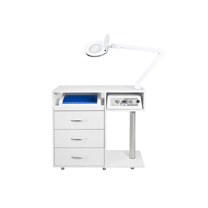 Beauty Trolley Y-300 Vit - Frisörvagn på hjul - bild 11