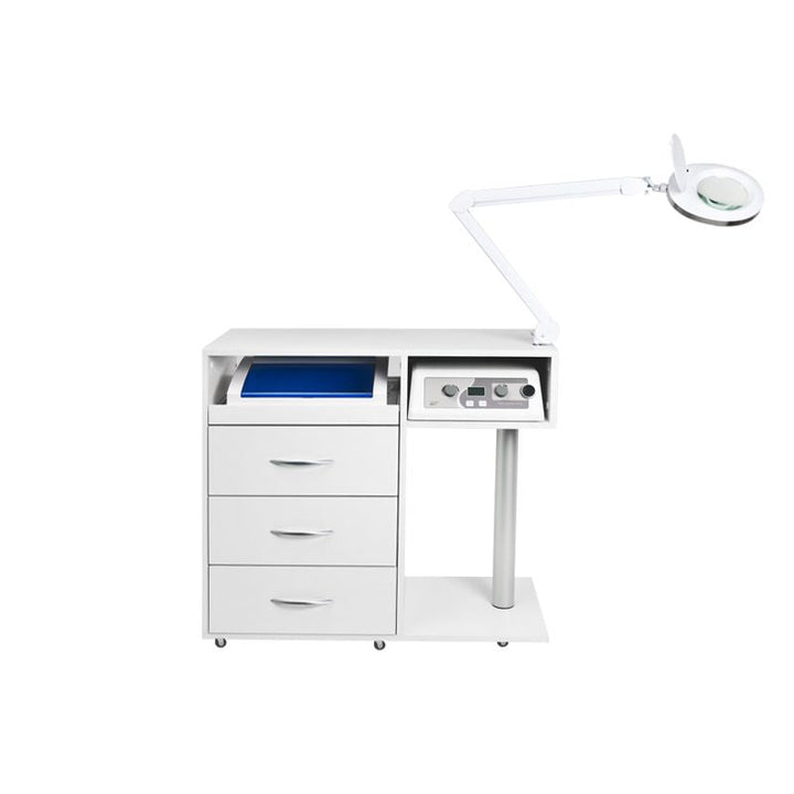 Beauty Trolley Y-300 Vit - Frisörvagn på hjul - bild 12