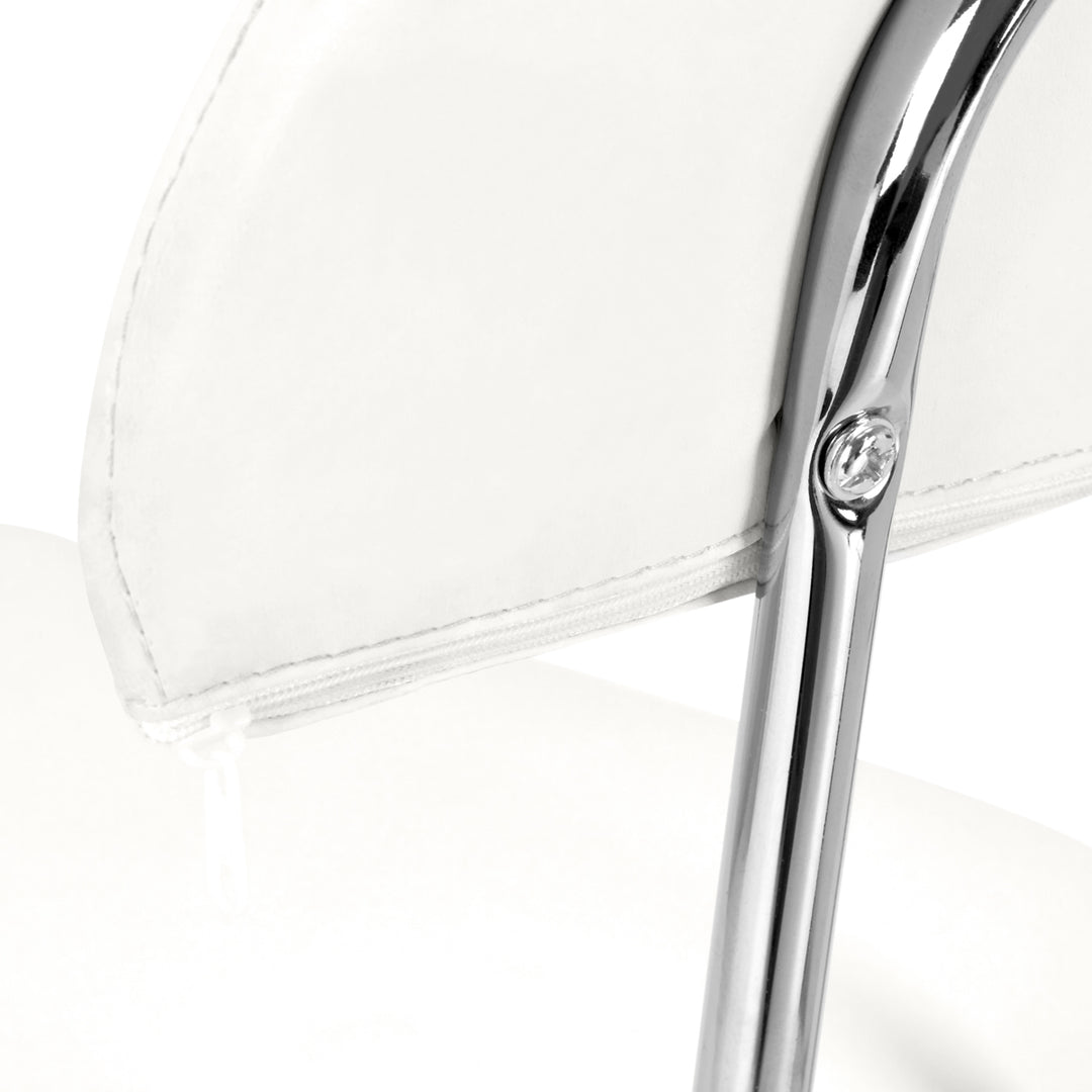 Sadelstol 6001 Vit med ryggstöd - Taburett - bild 5