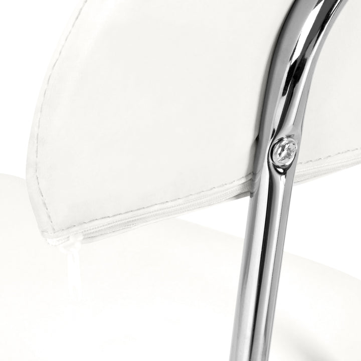 Sadelstol 6001 Vit med ryggstöd - Taburett - bild 5