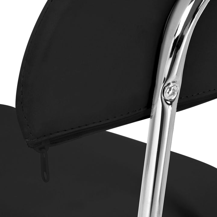 Sadelstol 6001 Svart med ryggstöd - Taburett - bild 5