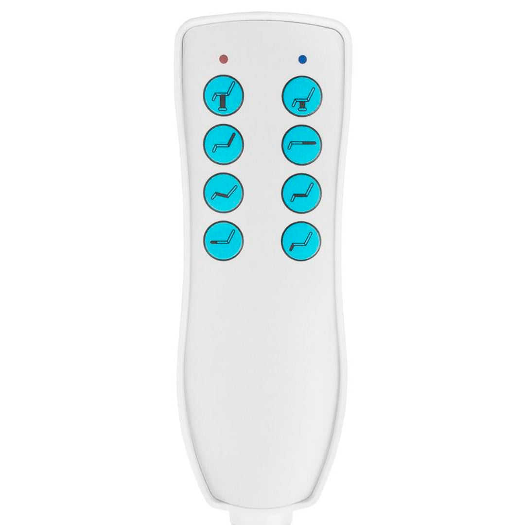 Elektrisk behandlingsstol Azzurro 869A Roterbar (4 motorer) - Grå - bild 11