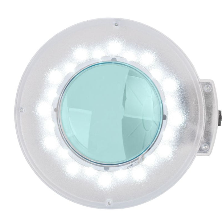 Förstoringslampa LED 5D med bordsfäste S5 Vit - bild 5