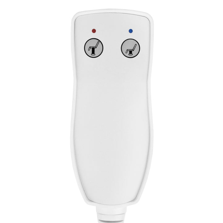 Elektrisk massagebänk Azzurro 336 1 - Vit - bild 3