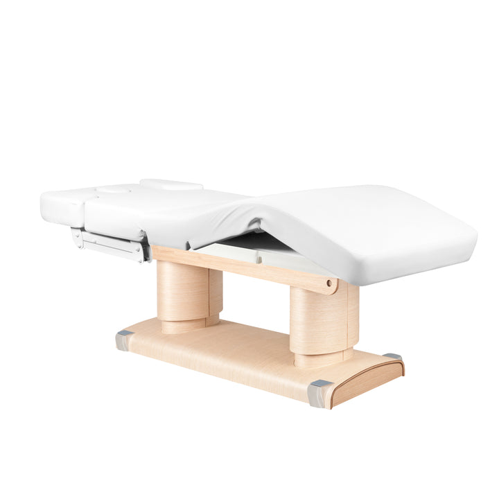 Massagebänk elektrisk Azzurro 838 Vit Uppvärmd - bild 4