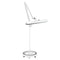 Elegante 801L LED-lampa på stativ, dimbar - Vit