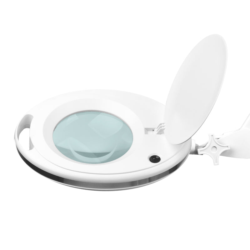 Förstoringslampa LED 5D Elegante 6027 Vit med bordsfäste - bild 2