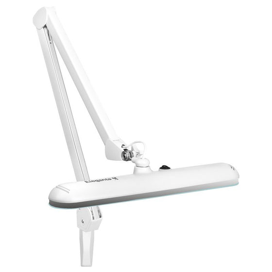 Elegante 801S LED-lampa med bordsfäste för salong - Vit