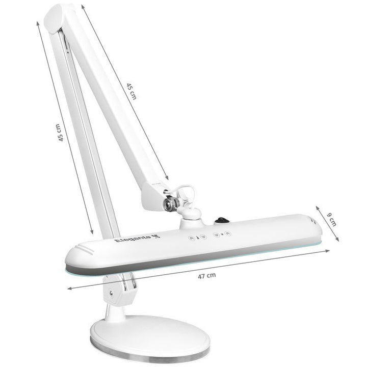 LED-lampa för naglar Elegante 801TL Vit – Justerbart ljus - bild 8