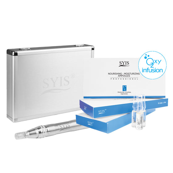 Microneedling Pen Syis 05 Silver med Kosmetik