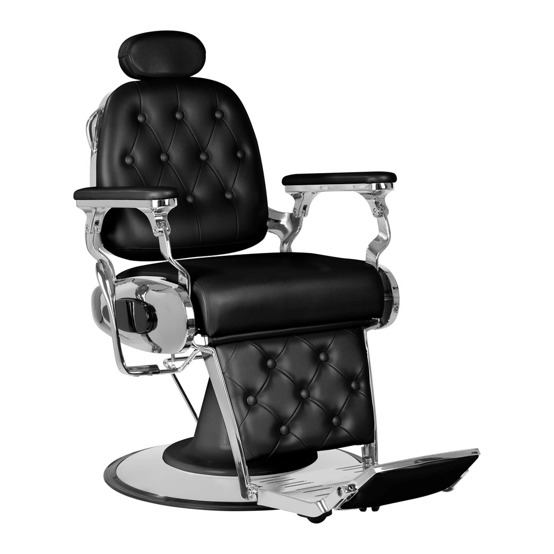 Barberarstol Gabbiano Francesco - Svart