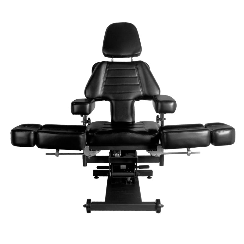 Elektrisk tatueringsstol Pro Ink 606, 2 motorer, Svart - bild 2