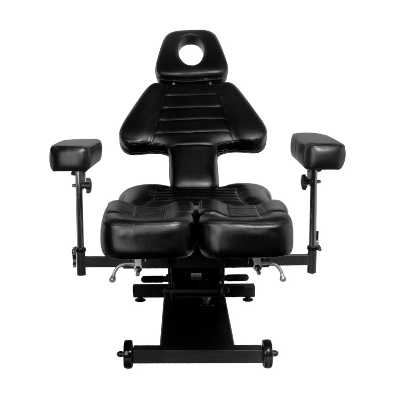 Elektrisk tatueringsstol Pro Ink 606, 2 motorer, Svart - bild 3