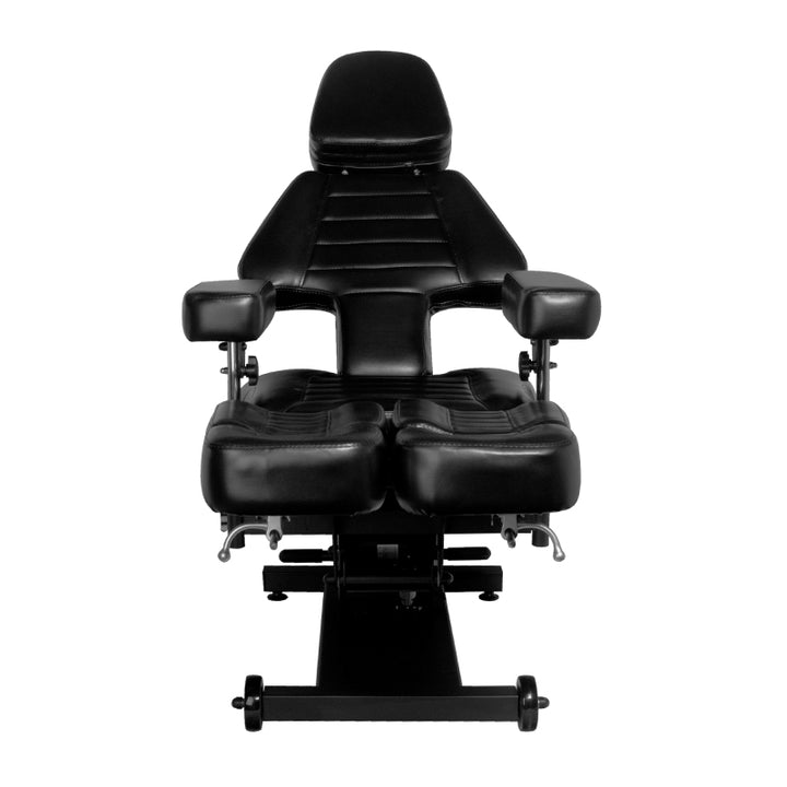 Elektrisk tatueringsstol Pro Ink 606, 2 motorer, Svart - bild 7